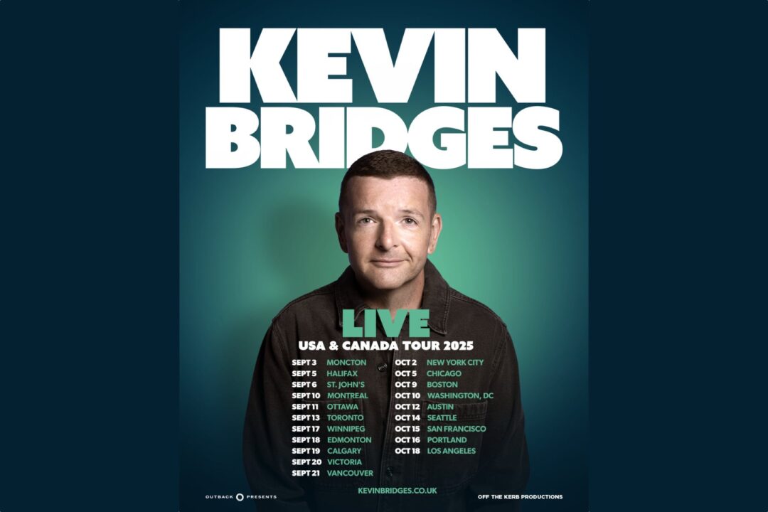Kevin Bridges Announces USA and Canada 2025 Tour