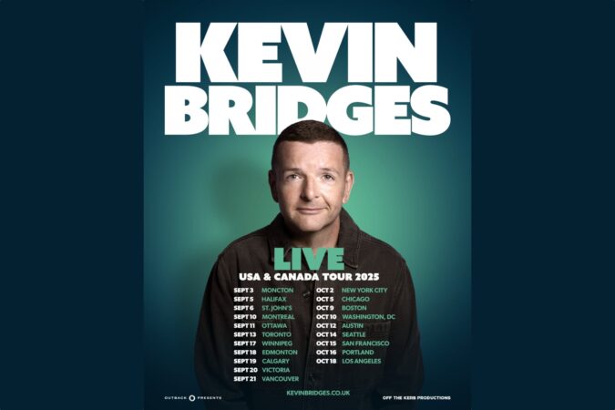 Kevin Bridges Announces USA and Canada 2025 Tour