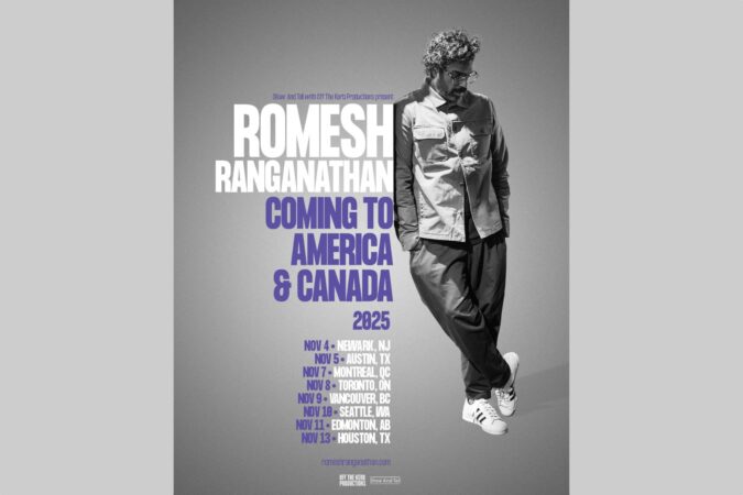 Romesh Ranganathan – Coming to America and Canada tour on sale soon